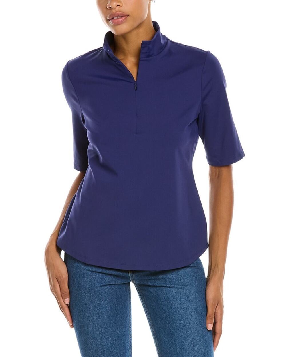 Tommy Bahama AUBREY ISLANDZONE ZIP MOCK DriWic in Navy, A27